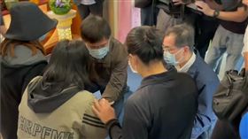 林佳龍,袁淳修火化(圖/翻攝畫面)