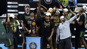 貝勒大學擊敗岡薩加大學奪下隊史首冠。（圖／美聯社／達志影像）