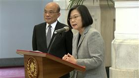 蔡英文、蘇貞昌宣布將捐出口罩幫助疫情嚴重的盟友、國家的醫護人員