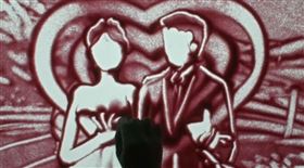 翻攝自莊明達老師太魯閣沙畫