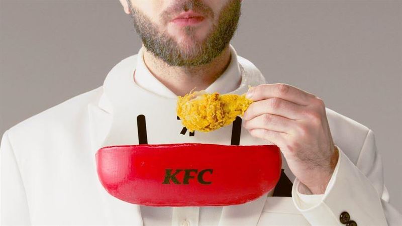為酥脆炸雞而生的「超狂圍兜兜」
