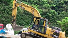 怪手,太魯閣,工地,黑猴,李義祥（圖／翻攝畫面）