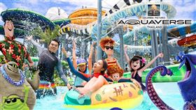 索尼影業打造「哥倫比亞影業水世界」。（圖／索尼影業提供）