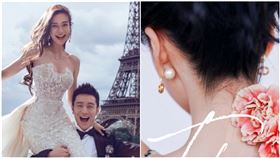 頻傳離婚黃曉明　Baby一頭短髮現身嚇壞粉絲：像郭采潔，圖／翻攝自黃曉明工作室；angelababy微博