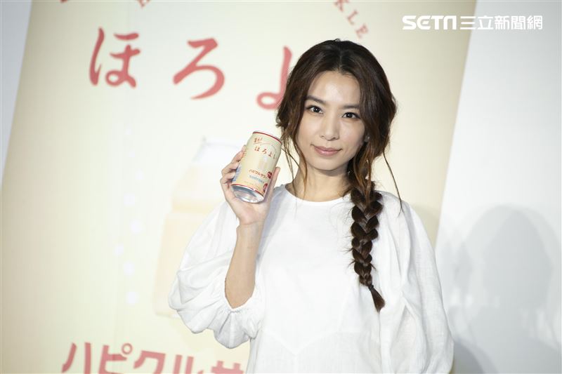 田馥甄代言三得利低酒精飲料。（圖／記者楊澍攝影）