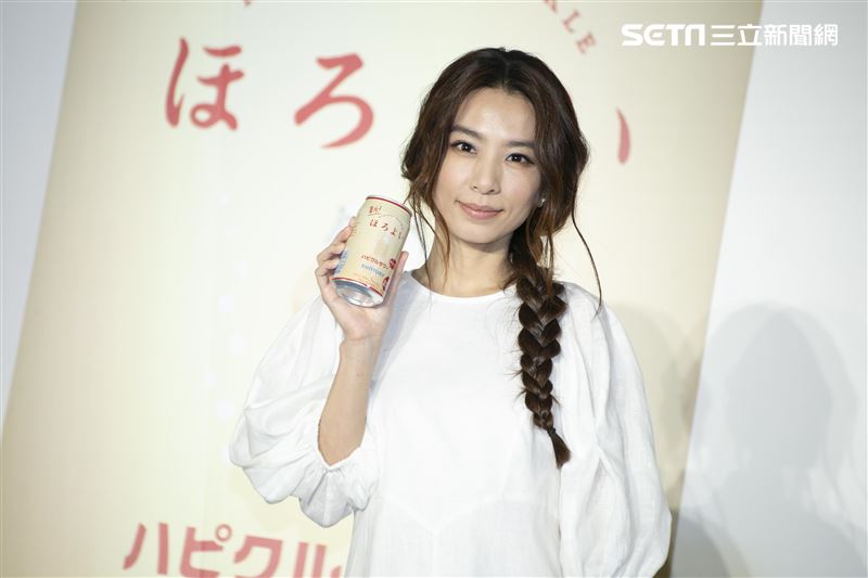 田馥甄代言三得利低酒精飲料。（圖／記者楊澍攝影）