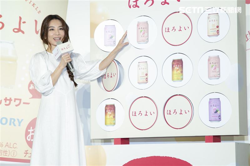 田馥甄代言三得利低酒精飲料。（圖／記者楊澍攝影）