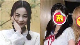 14歲李嫣雙馬尾水手服 神複製高冷臉像年輕版王菲（圖／翻攝自微博娛樂扒皮）