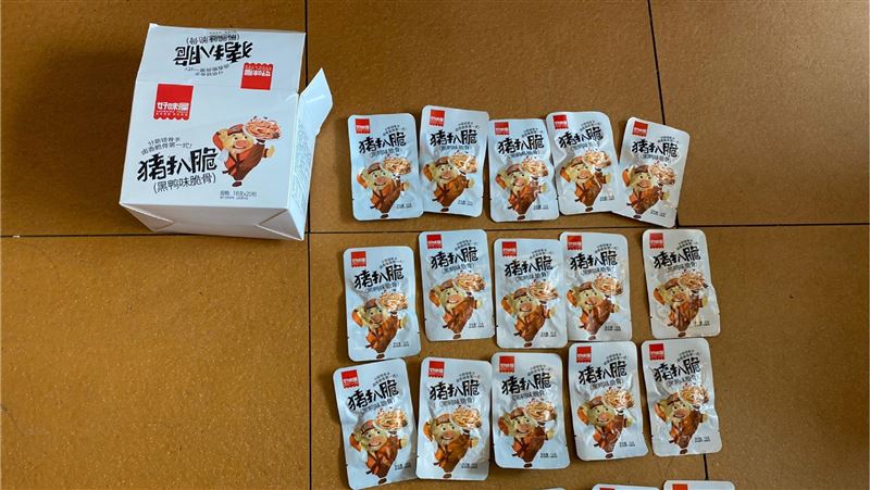 金門新竹兩縣　查獲中國肉製品零食