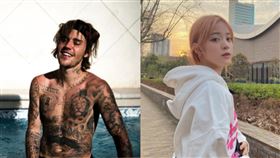 小賈斯汀轉發歐陽娜娜IG▲。（圖／翻攝自小賈斯汀、歐陽娜娜IG）