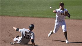 ▲聖地牙哥教士金河成。（圖／美聯社／達志影像）