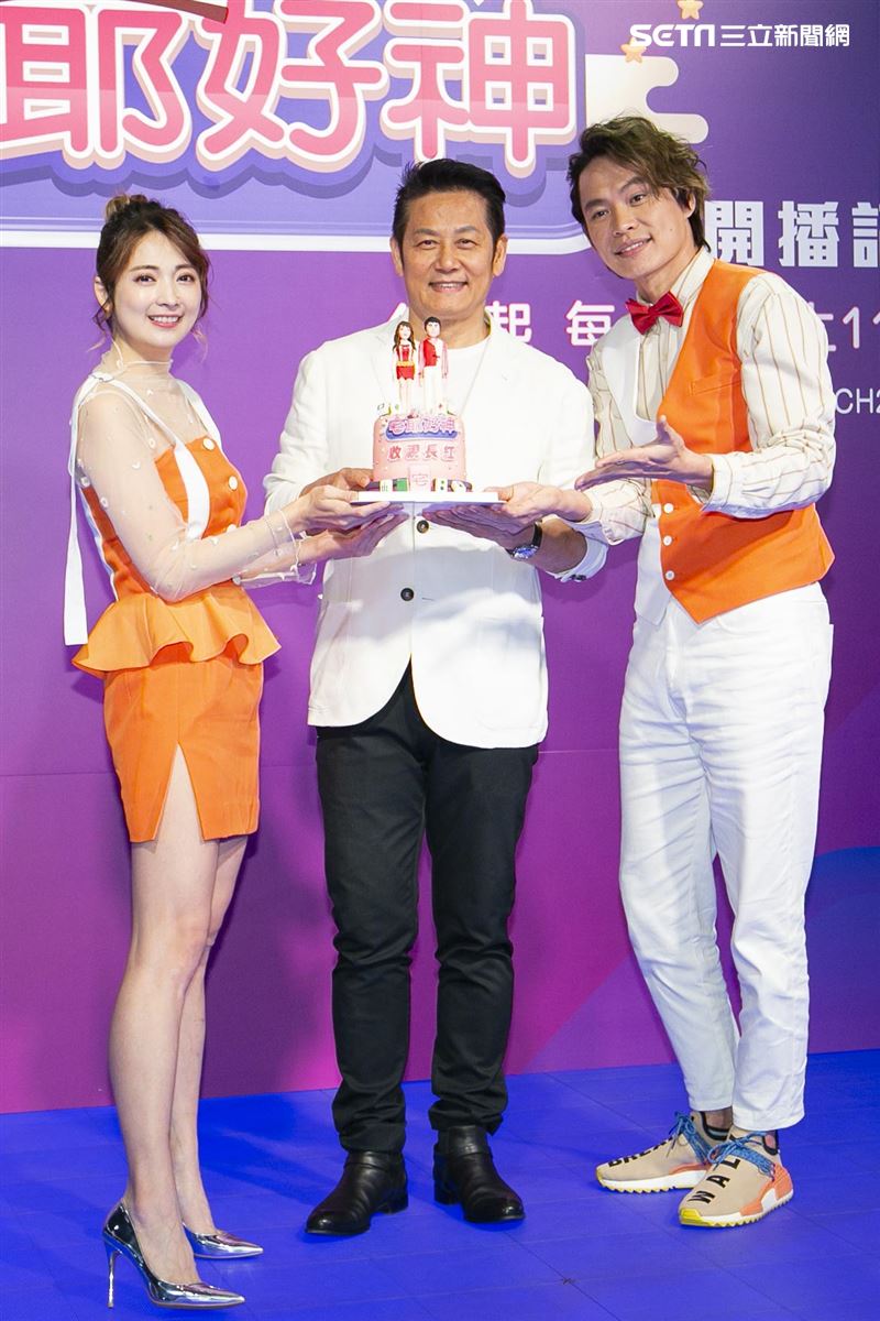 阿喜、黃鐙輝、徐乃麟出席《宅爺好神》開播記者會。（圖／記者楊澍攝影）