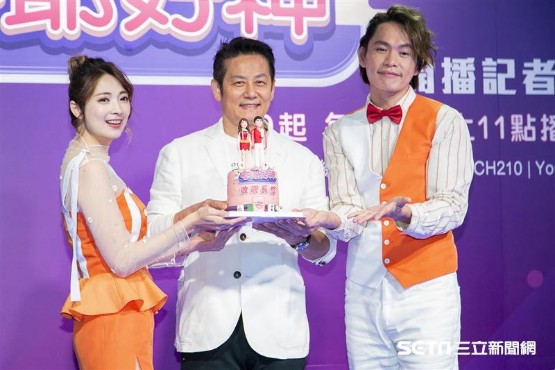 阿喜、黃鐙輝、徐乃麟出席《宅爺好神》開播記者會。（圖／記者楊澍攝影）