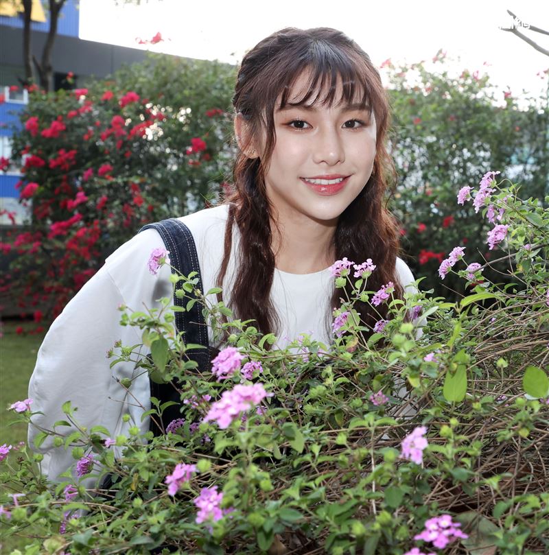 采子三立新聞網專訪。（記者邱榮吉/攝影）