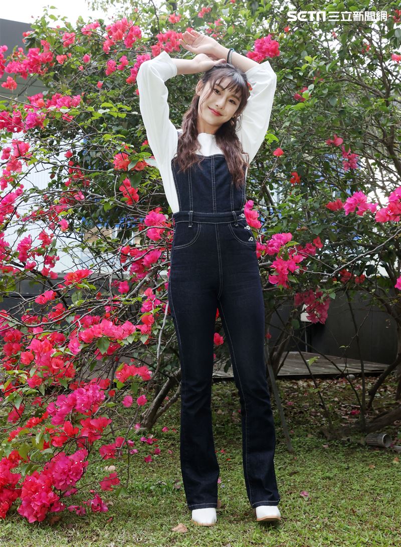 采子三立新聞網專訪。（記者邱榮吉/攝影）