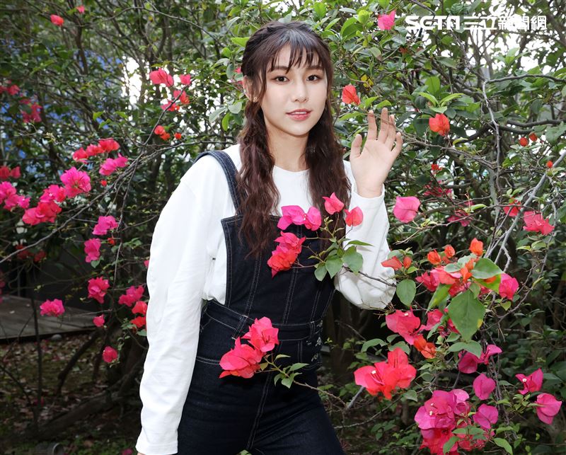 采子三立新聞網專訪。（記者邱榮吉/攝影）