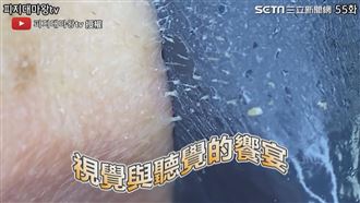 大片粉刺林被撕起　附帶音效雙重療癒