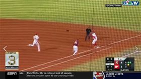 鋼龍美技守備登上ESPN。（圖／翻攝自ESPN）
