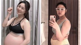 白家綺產後身材大走樣，共胖了15公斤。（圖／民視提供）