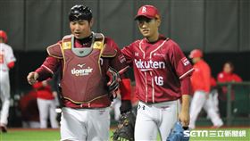 ▲樂天桃猿先發投手張喜凱前5局無失分。（圖／記者劉彥池攝影）