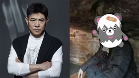  有網友PO出57歲李連杰現身五台山祈福的照片。微博