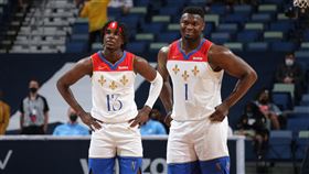 ▲威廉森（Zion Williamson）攻下全場最高37分，鵜鶘擊敗76人。（圖／翻攝自鵜鶘推特）