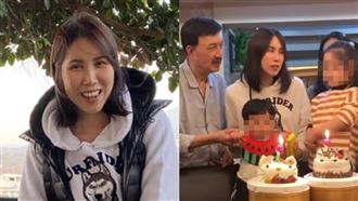 余苑綺忍痛慶生 女兒搶許願7字哭爆