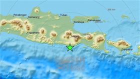 印尼爪哇島南方海域　驚傳突發規模5.9地震（圖／翻攝自EMSC）