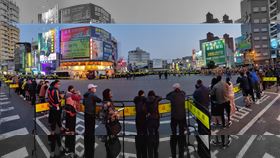 大甲媽防搶轎！3百警「擺陣」震撼網（圖／胡先生提供）