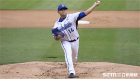 ▲富邦悍將先發投手邦威。（圖／記者劉彥池攝影）