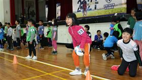 ▲安聯小世族關懷列車開到馬祖。（圖／迷你足球協會提供）