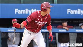 ▲樂天桃猿一壘手梁家榮。（圖／記者劉彥池攝影）