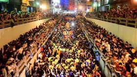 10萬人遶境是甚麼樣？一張照嚇死你（圖／翻攝自大甲媽）