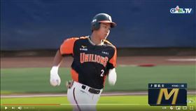 ▲林子豪生涯首轟。（圖／翻攝自CPBL TV）