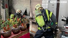 桃園大溪民宅火警，兒子順利逃生，父親卻送醫不治。（圖／翻攝畫面）