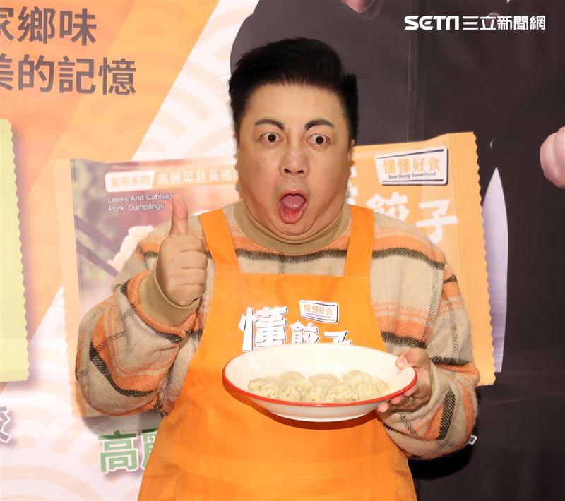 董至成離婚半年砸下百萬推出餃子副業銷售破萬包。（記者邱榮吉/攝影）