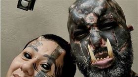 ▲萊德斯馬整形成半獸人。（圖／翻攝自萊德斯馬推特）