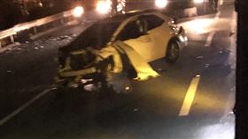 彰化,國道,車禍,追撞,北斗,連環追撞（圖／翻攝記者爆料網）