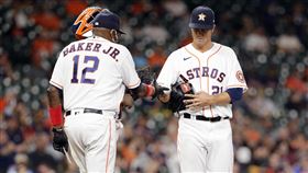 ▲葛蘭基（Zack Greinke）4.2局挨3轟失6分。（圖／美聯社／達志影像）