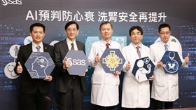 北榮與電腦軟體公司賽仕（SAS）共同開發「 AI即時血液透析」預判系統，可即時回報洗腎病友的心衰竭風險。（圖／北榮提供）