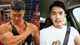 藝人李沛旭與新加坡男星黃俊雄。(圖/李沛旭、黃俊雄臉書)