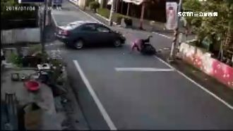 屏東萬丹碰碰路　駕駛搶快頻釀車禍