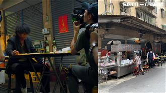 獨／直擊《當男人》邱澤翻桌襲警麵攤