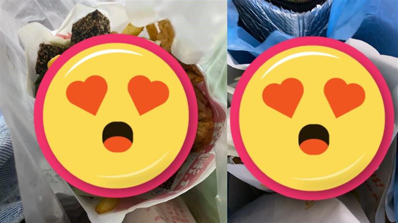 鹽酥雞配菜超狂　她愣：覆蓋到看不見