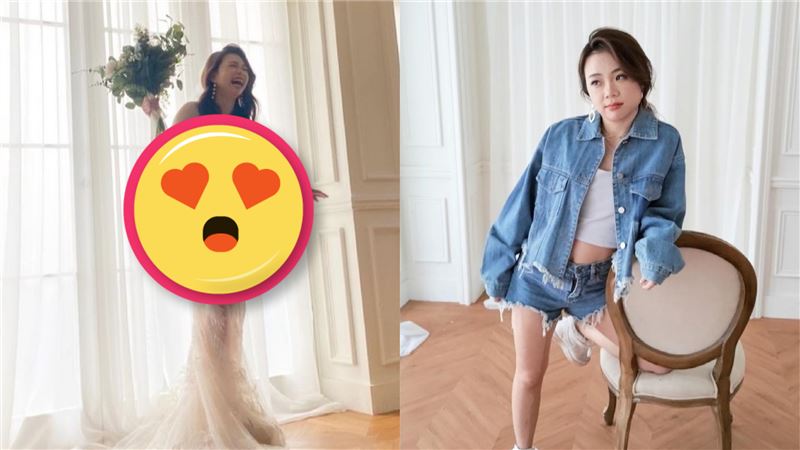 蔡阿嘎老婆這麼辣！透視禮服曲線全露