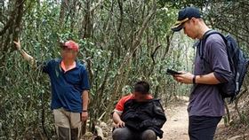 火炎山,喝醉,三角點,苗栗縣消防局（圖／翻攝畫面）