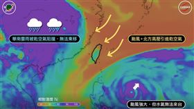 「台灣颱風論壇｜天氣特急」指出，舒力基颱風很有可能在菲律賓東方轉往東北，不僅不會撲台，對水情反而幫倒忙（圖／翻攝自台灣颱風論壇｜天氣特急）

