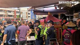 白沙屯駐駕彰化果菜市場(圖/記者藍詩孟攝影)