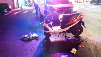 台中婦載兒女遭撞　駕駛遭攔2度逃跑