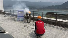 人工增雨，曾文水庫，圖取自水利署官網